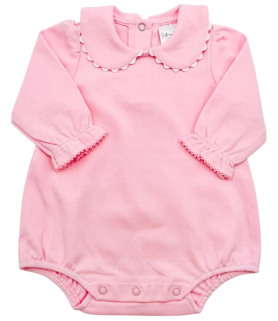 Long Sleeve Scallop Peter Pan Bubble
