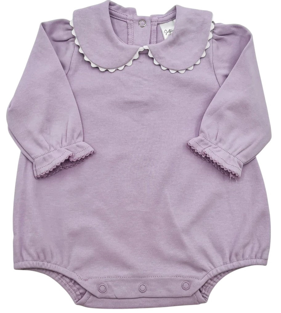Long Sleeve Scallop Peter Pan Bubble