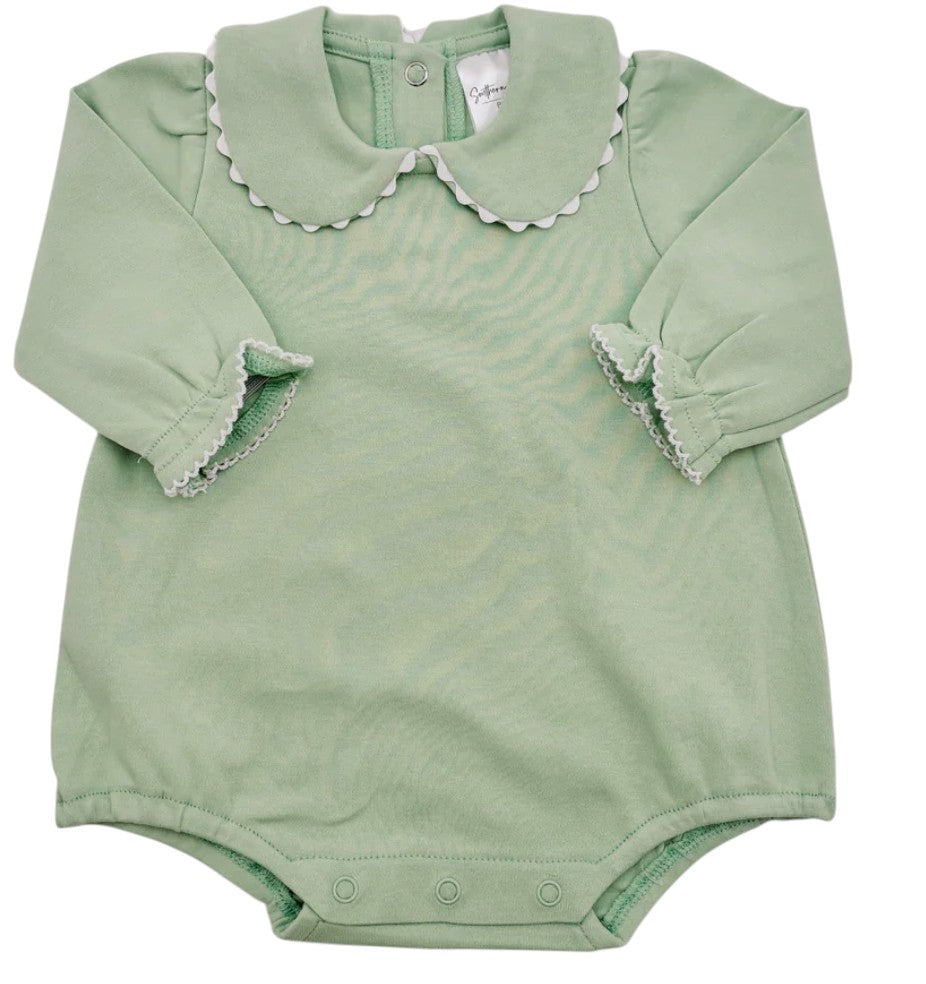 Long Sleeve Scallop Peter Pan Bubble