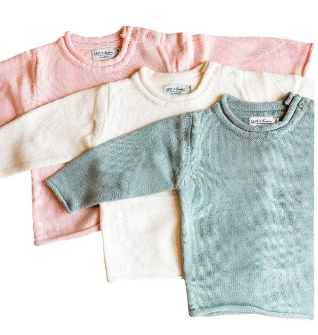 Classic Knit Baby Sweater