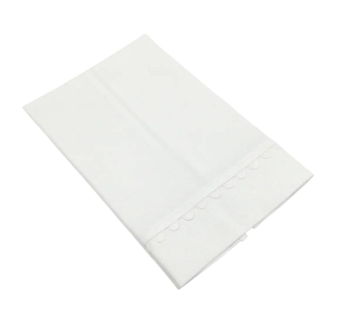 Pique Scalloped Edge Guest Towel