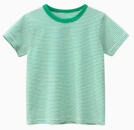 Striped Round Neck T-Shirt