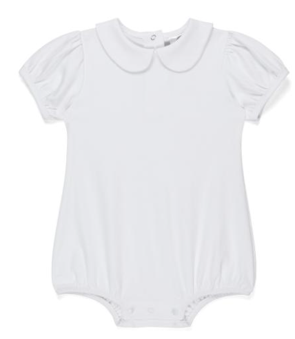 Puff Sleeve Peter Pan Bubble Romper