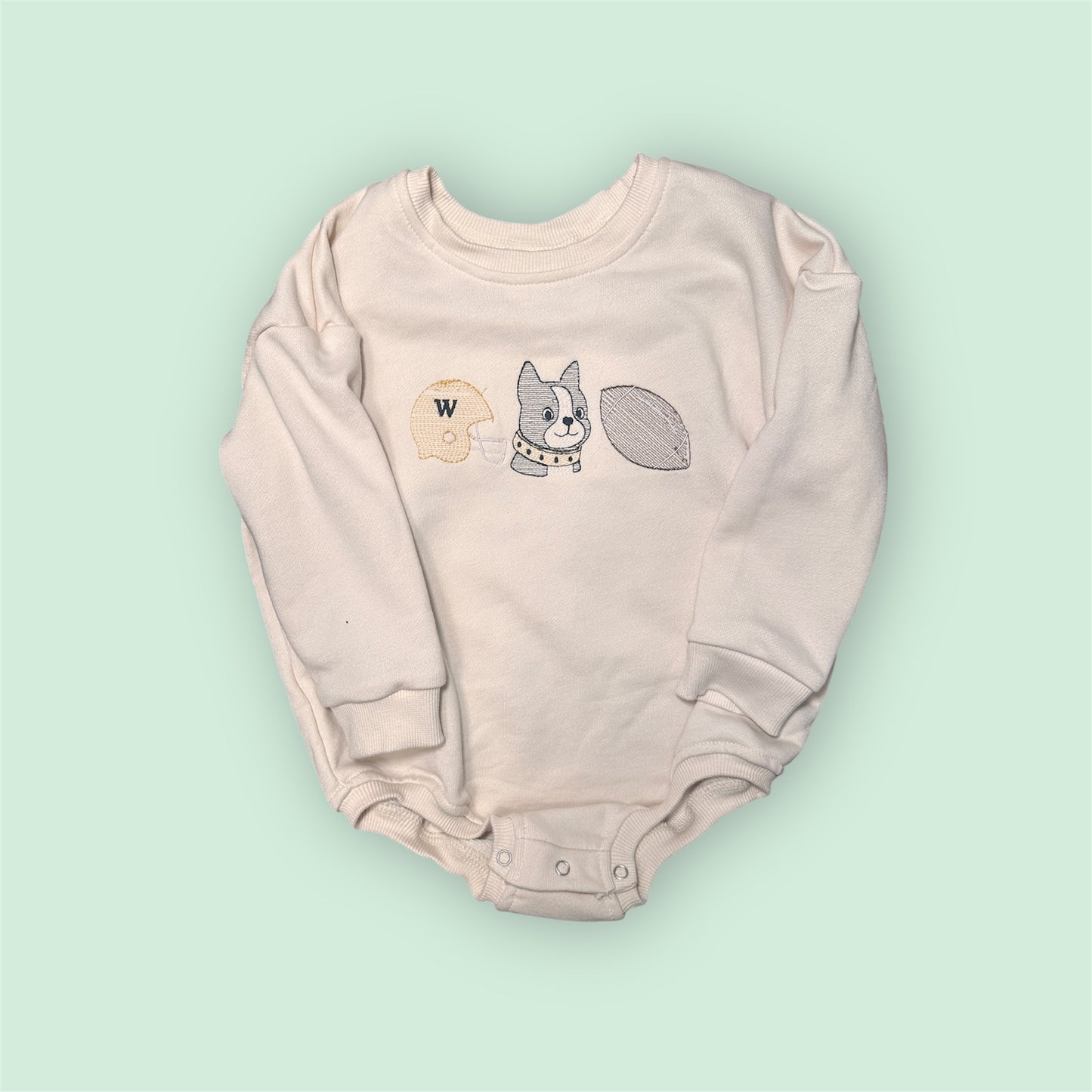 Wofford Sweatshirt Bubble Romper