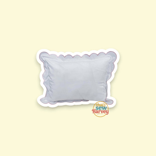 Scalloped Edge Pillowcase