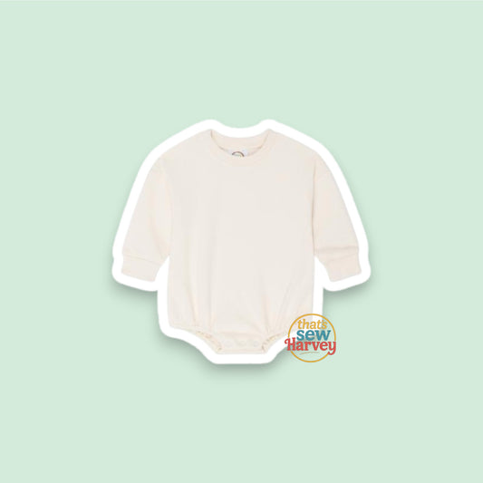 Sweatshirt Bubble Romper