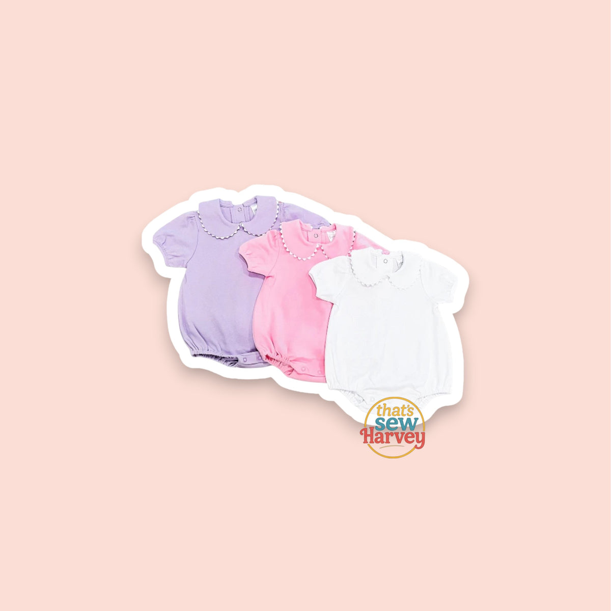 Scalloped Peter Pan Collar Bubble