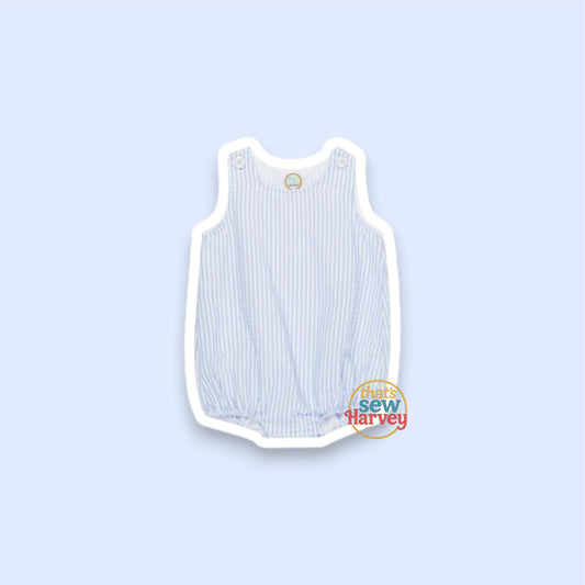 Seersucker Bubble Romper