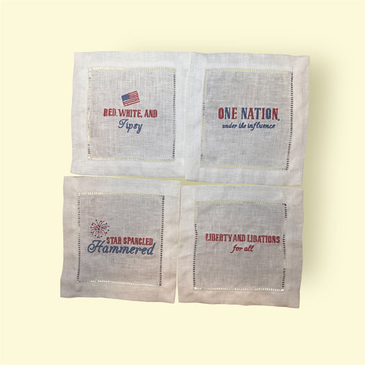 4th of July Party Cocktail Napkins