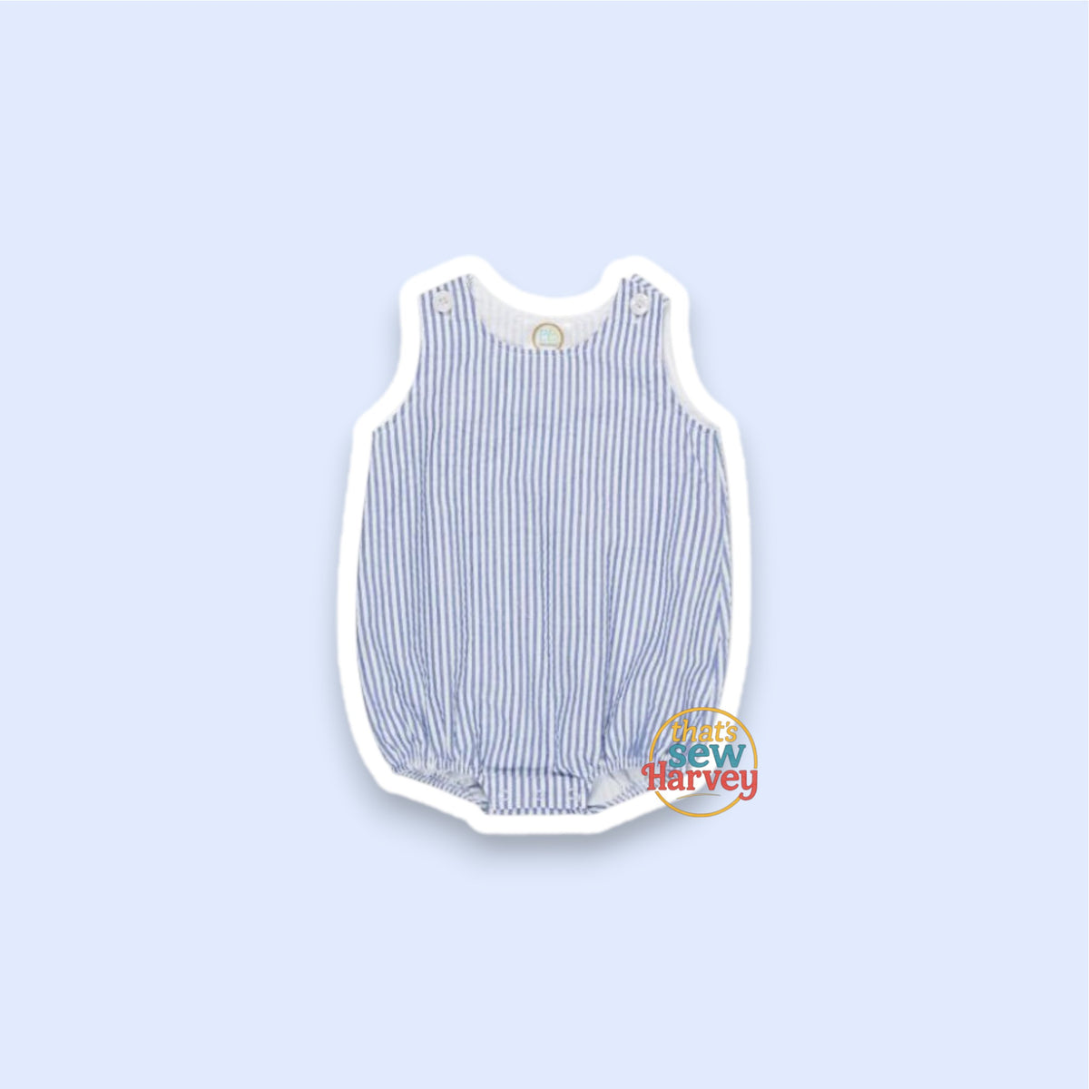 Seersucker Bubble Romper