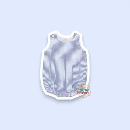 Seersucker Bubble Romper