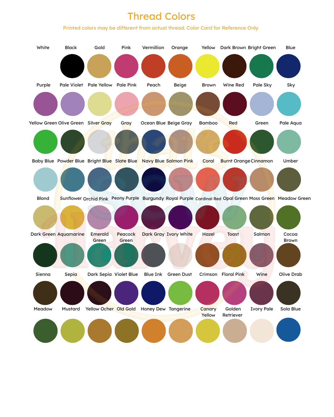 Thread Colors image 1