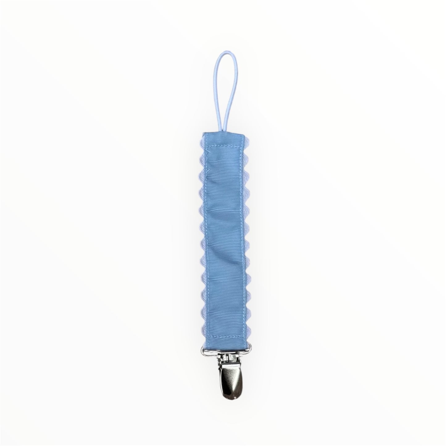 Scalloped Pacifier Clip