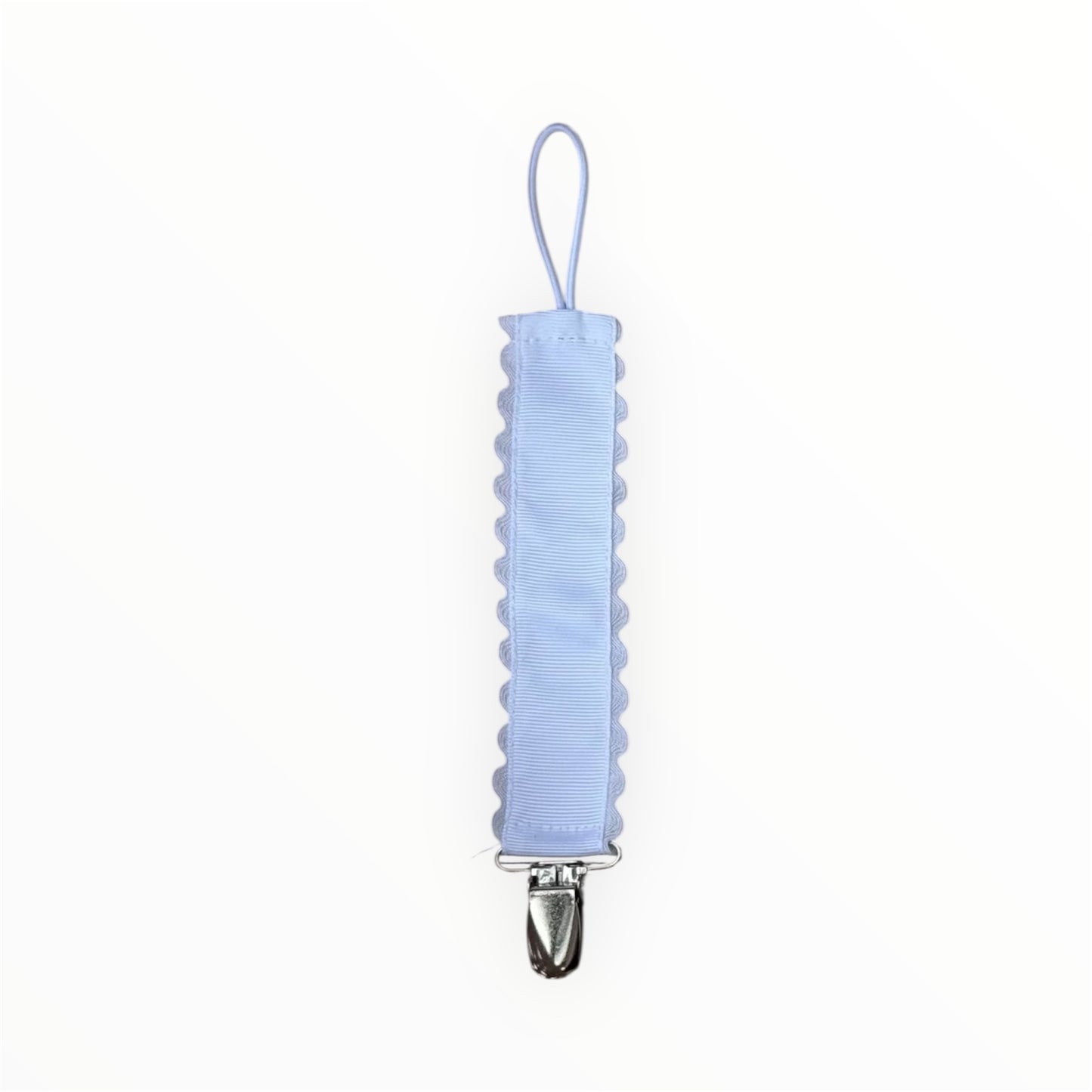 Scalloped Pacifier Clip
