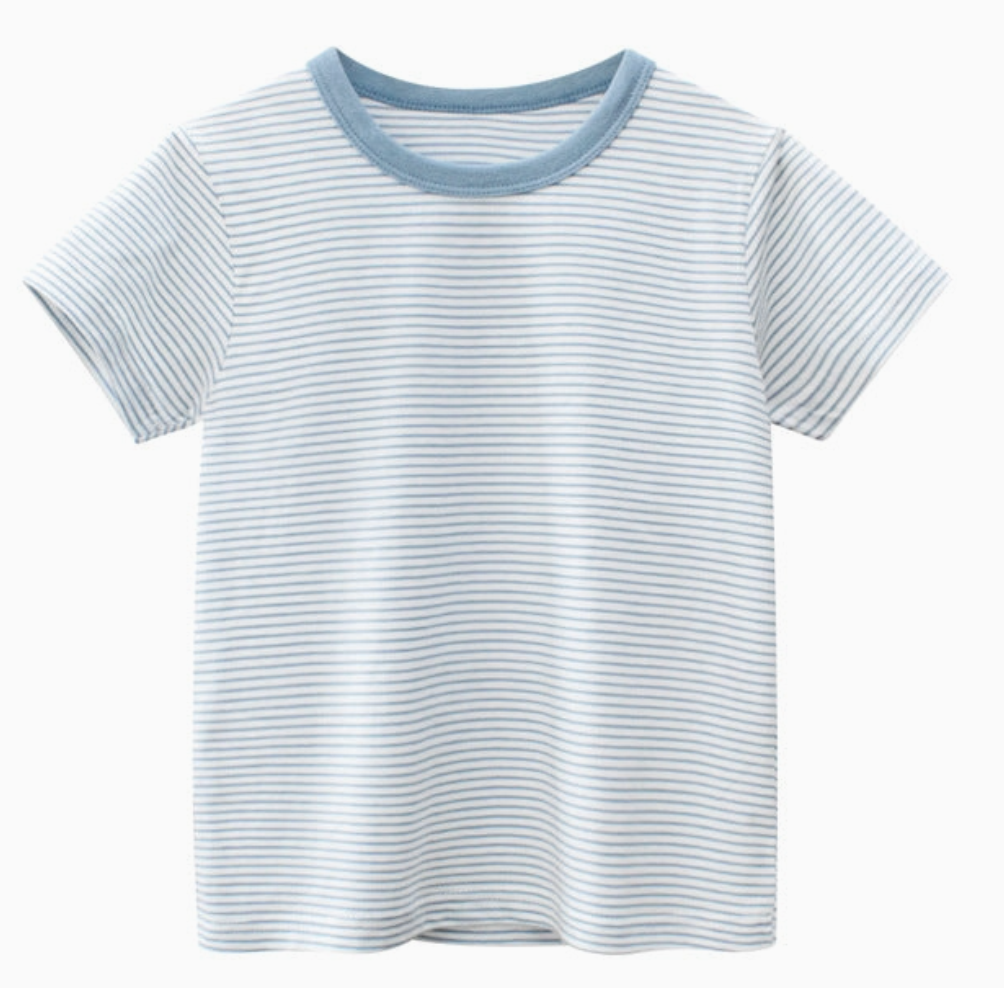 Striped Round Neck T-Shirt