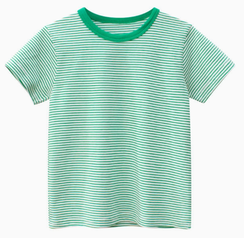Striped Round Neck T-Shirt