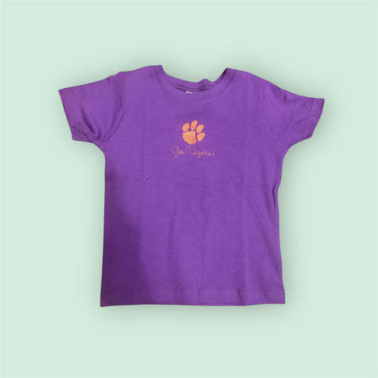 Clemson "Go Tigers" Purple T-Shirt